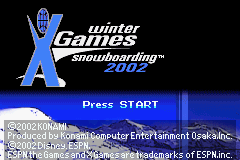 ESPN Winter X-Games Snowboarding 2002